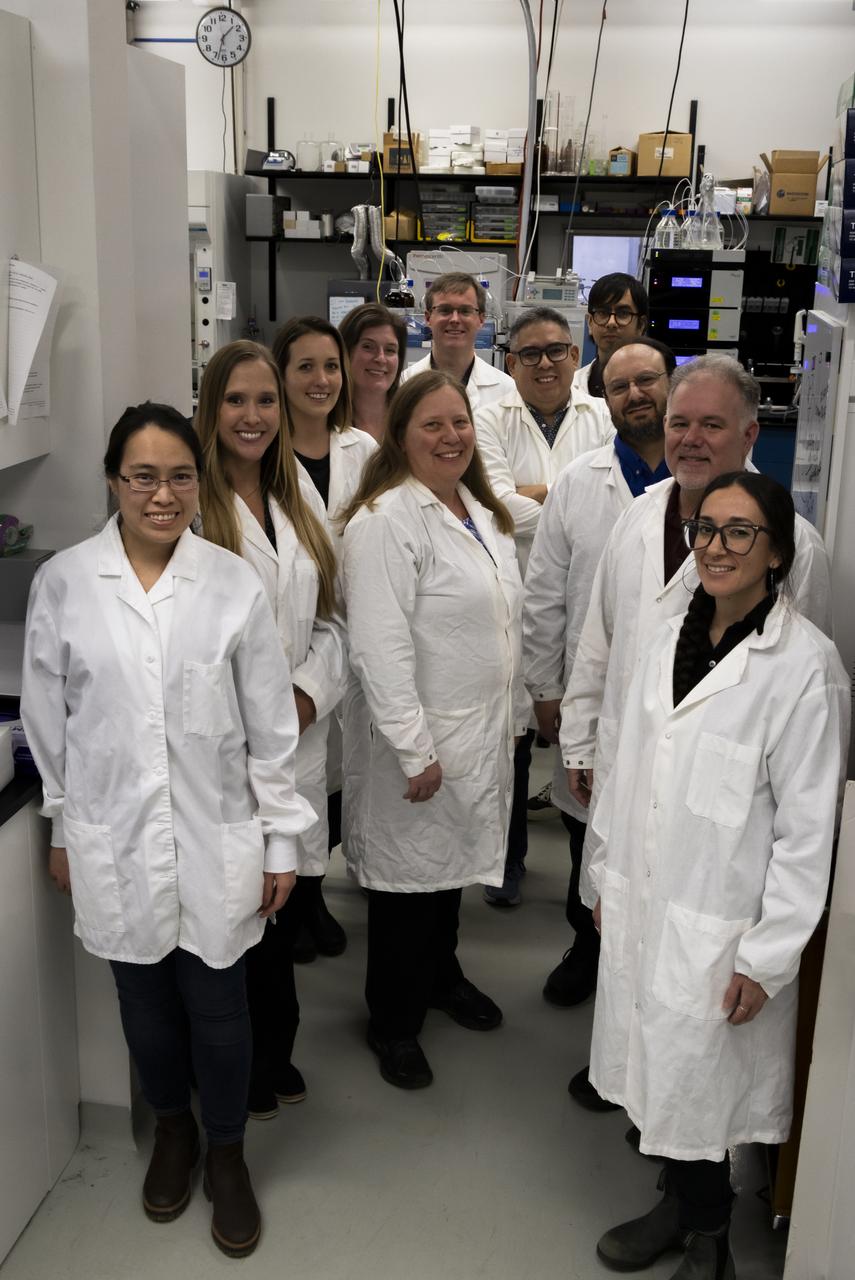 Researchers at NASA's Goddard Space Flight Center in Greenbelt, Maryland, who had a hand in studying the asteroid Bennu sample delivered to Earth by the agency's OSIRIS-REx (Origins, Spectral Interpretation, Resource Identification, and Security – Regolith Explorer) mission.